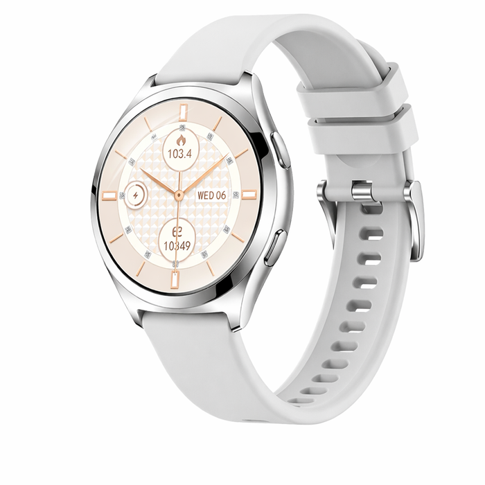 Smart Watch With Bluetooth Calling, Heart Rate Monitor And Fitness Tracking – Grey