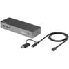 Startech.com Usb-c & Usb-a Dock - Hybrid Universal Laptop Docking Station With Dual Monitor Display 4k 60hz Hdmi