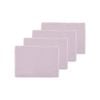Ecology Fray Set Of 4 Placemats - Lilac