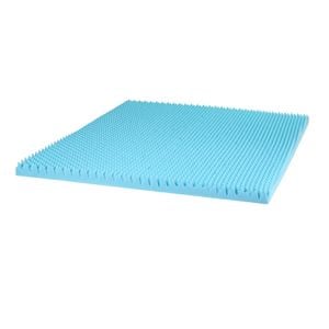 Giselle 8cm Memory Foam Mattress Topper Egg Crate - Queen