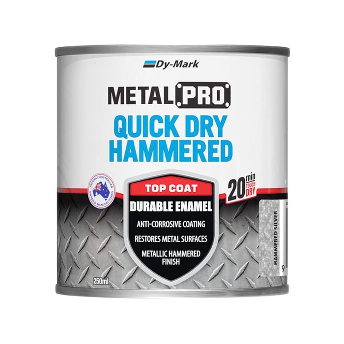 Dy-Mark 250ml Hammered Silver MetalPro Quick Dry