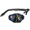 Land & Sea Sports Black Mirror Underwater Adult/teen Silicone Mask & Snorkel Set