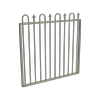ProtectorAl 800 - 1200 x 1200mm Pale Eucalypt Aluminium Pool Gate Loop And Spear