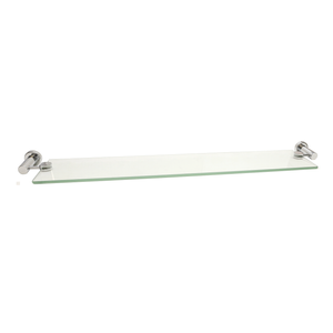 Estilo 600mm Chrome Bella Single Glass Shelf