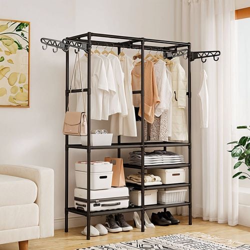 SOGA 90x35cm Hanging Clothes Rack Storage Bunnings Australia