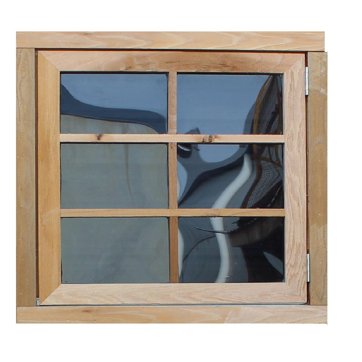 STILLA Garden Shed Accessory Cedar Opening Perspex Window - Bunnings ...