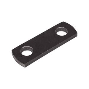 Sunrise Shackle Plate Suit 45mm Spring 1/2" Hole 63mm Centers Natural - Sp45n63