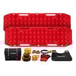 BUNKER INDUST Recovery Tracks 10T Red + 10PCS Recovery Kit