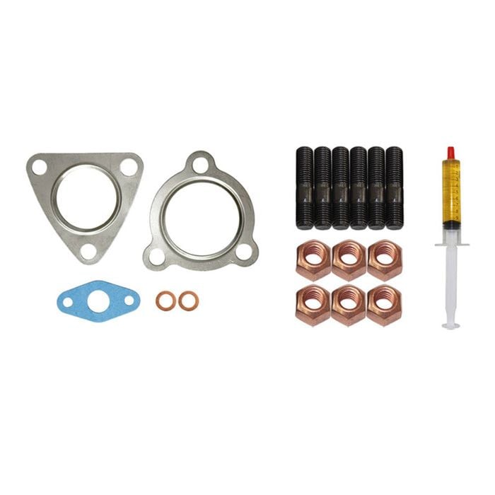 Turbo Charger Installation Stud, Gasket & Lubricant Kit For Hyundai Santa Fe D4eb 2.2l