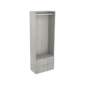 Lugna 2048 x 750 x 380mm Mist Hanging 2 Drawer Storage Cabinet
