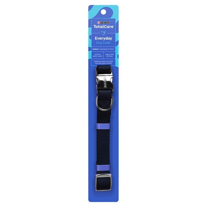 Purina Total Care Blue Everyday Dog Collar - Medium