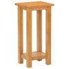 vidaXL Solid Oak Wood Side Table Accent End Console Corner Telephone Table