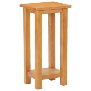 vidaXL Solid Oak Wood Side Table Accent End Console Corner Telephone Table