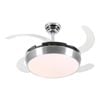 Windora Aether 42" Brushed Steel Ceiling Light with DC Ceiling Fan & 3CCT LED Remote Control