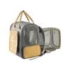 CottonMore Pet Cat Dog Outdoor Dual Shoulder Backpack Carrier with Large Capacity Khaki