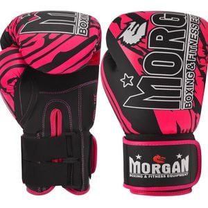 Morgan Bkk Ready Boxing & Muay Thai Gloves  [12oz  Fluro Pink]