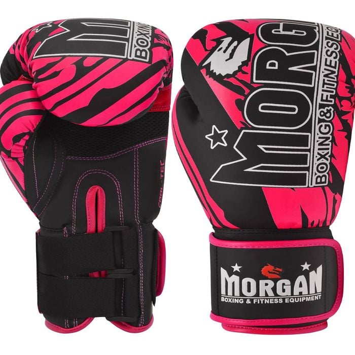 Morgan Bkk Ready Boxing & Muay Thai Gloves  [12oz  Fluro Pink]