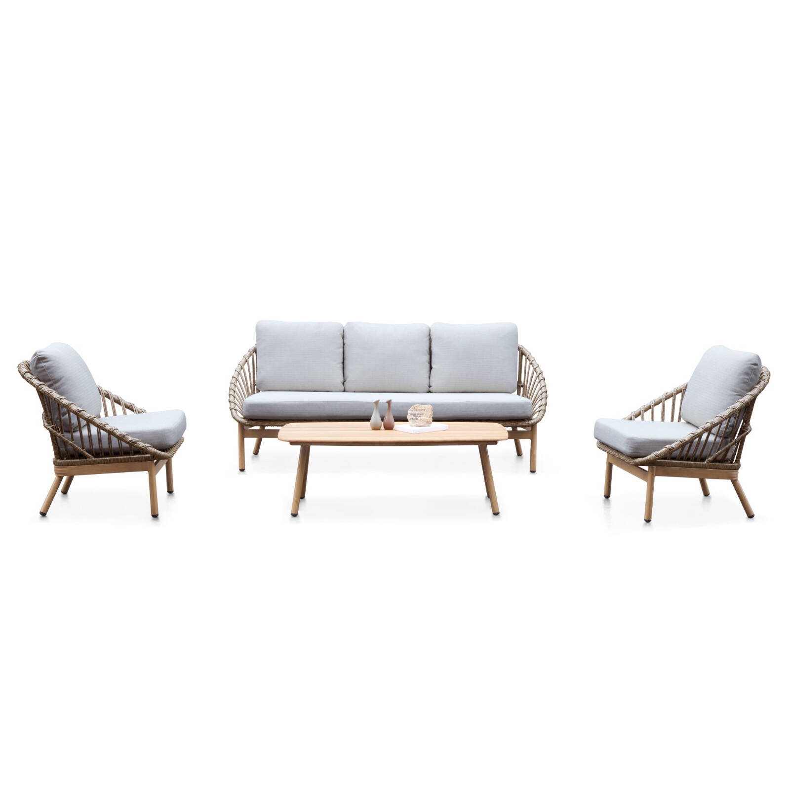 Bentley 4 piece wicker setting bunnings sale