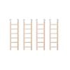 Yes4pets 4 X Small Wooden Ladder Bird Budgie Canary Hamster Gerbil Mouse Rats Cage Toys