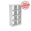 Flexi Storage Clever Cube 76 x 39 x 146cm White 2 x 4 Storage Unit