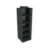 All Set Grey 5 Shelf Wardrobe Hanging Organiser