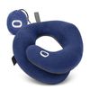 Catzon Neck Pillow for Travel Adjustable Head Chin Neck Support-DarkBlue(L)