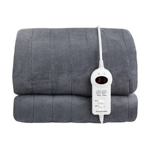 Russell Hobbs Soft Microfleece Heated Throw W/ 9 Heat Settings 180x130cm Grey