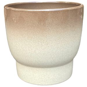 Northcote Pottery 17.5cm Natural Pedestal Ceramic Pot