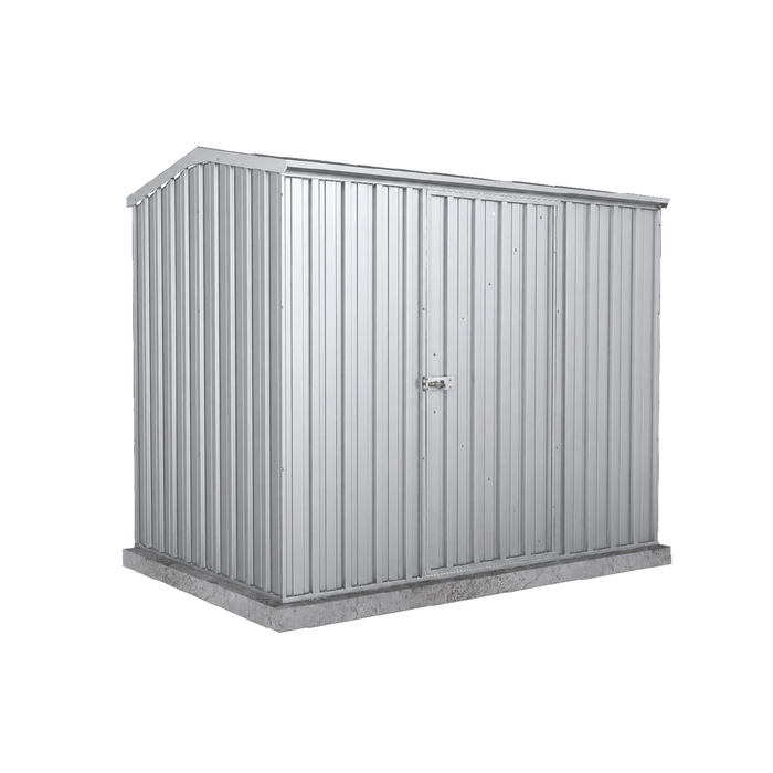 Absco Sheds 2.26 x 1.52 x 1.95m Zincalume Premier Single Door Garden Shed