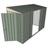 Build-A-Shed 1.2 x 3.0 x 2.0m Skillion Double Sliding Side Door Shed - Green