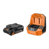 AEG 18V 4Ah FORCE TABLESS Battery And 12A Charger