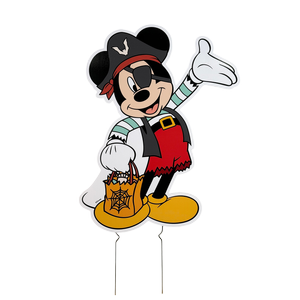 Disney 60cm Mickey Pirate Halloween Garden Sign