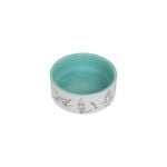 Baxter Bone Medium Mint Green Thumb Ceramic Pet Bowl