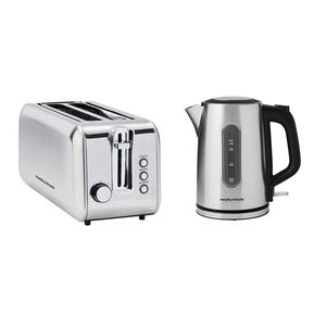 Morphy Richards Electric Equip 1.7L Jug Kettle & 4 Slice Long Slot Toaster