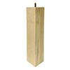 Adoored 73 x 73 x 360mm Raw Wood Square Furniture Leg