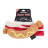 Paws & Claws 24 x 7 x 3cm Sizzlin' BBQ Dog Toy - 2 Pack