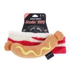 Paws & Claws 24 x 7 x 3cm Sizzlin' BBQ Dog Toy - 2 Pack