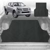 6D Diamond Ute Tub Mat for Isuzu D-Max Crew Cab RG 2020-Current (with factory plastic tub liner)-Black-Outback GT