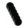 6pc Luminarc Diwali Dinner Plate 27x2cm Serveware Opal Glass Black