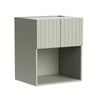 Kaboodle Pistachio V-Groove Wall Microwave Cabinet