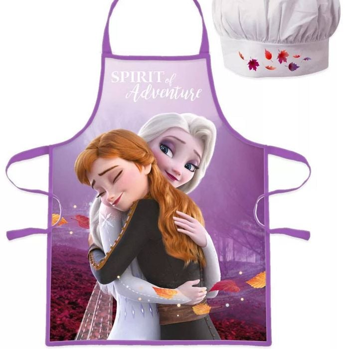 Disney Frozen Spirit Kids Apron And Chef Hat Set