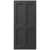 Strata 2040 x 820 x 41mm Aluminium Parkwood Entrance Door ALST4P