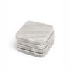 Natural Marble Coasters With Soft Veining (set Of 4)