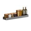 Soga 42cm Black Wall-mounted Rectangular Kitchen Spice Storage Organiser