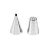 2pc Wilton Stainless Steel #47 Basket & #233  Multi-Opening Piping Tip Set