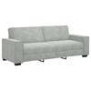 vidaXL 3-Seater Sofa Light Grey 180 cm Velvet sofa 3-seater couch velvet sofa