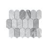 Decor8 290 x 272mm Cascade Carrara Grey Mosaic Tile