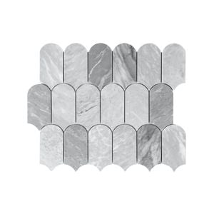 Decor8 290 x 272mm Cascade Carrara Grey Mosaic Tile