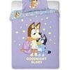 Bluey Goodnight Kids Cotton Quilt Cover Set - Toddler Bed Size