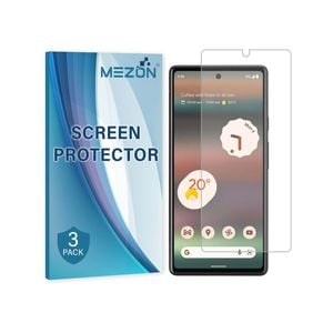 3 Pack MEZON Google Pixel 6a (6.1") Anti-Glare Matte Film Screen Protectors